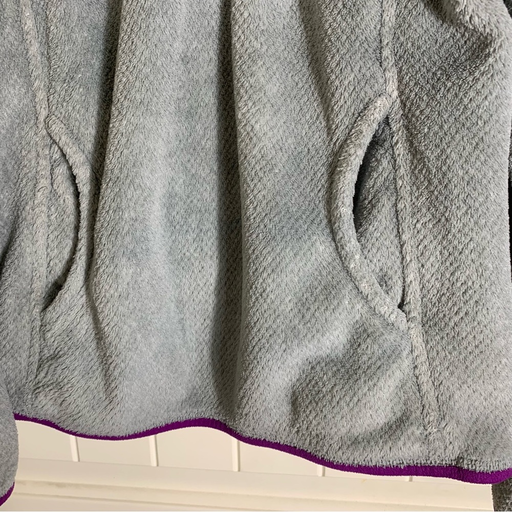 Patagonia Retool Snap Purple and Gray Pullover Women's Fleece Size Small - Picture 5 of 6